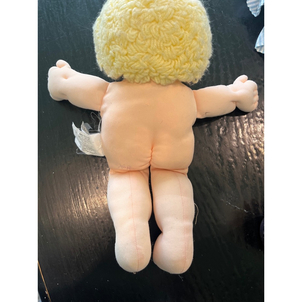 Vintage 1980s Cabbage Patch Doll Blonde Hair Blue Eyes - Picture 9 of 11